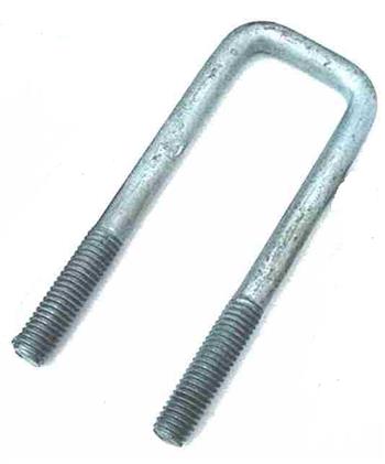 (702347) Square Galvanized U-Bolt  45mm I.D x 175mm