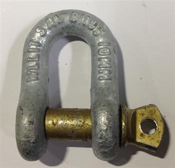 (109680) 1000kg Rated 10mm D shackle