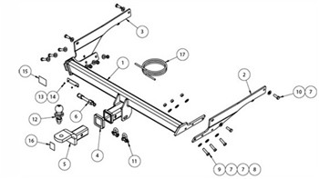 (107698) 03188RW Mazda CX-9 Class 4 Towbar