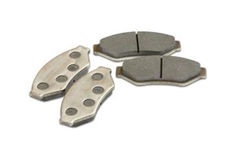 (182101) 182101 Hydraulic brake pads set of 4 with stainless steel backing plate
