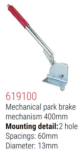 (182136) Park Brake Handle (Remote Mount)