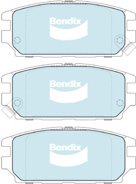 (591238) Bendix Prima Organo Disc Pad Set DB1238
